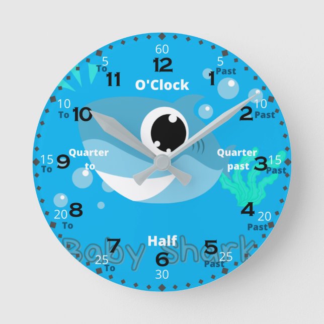 Horloge Ronde Children Time Learning (Recto)