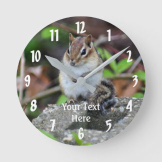 Horloge Ronde Chipmunk