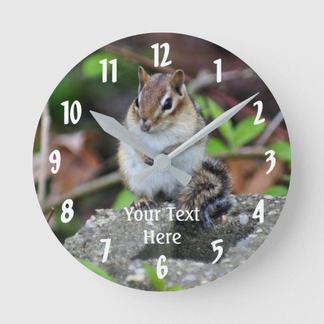Horloge Ronde Chipmunk (Recto)