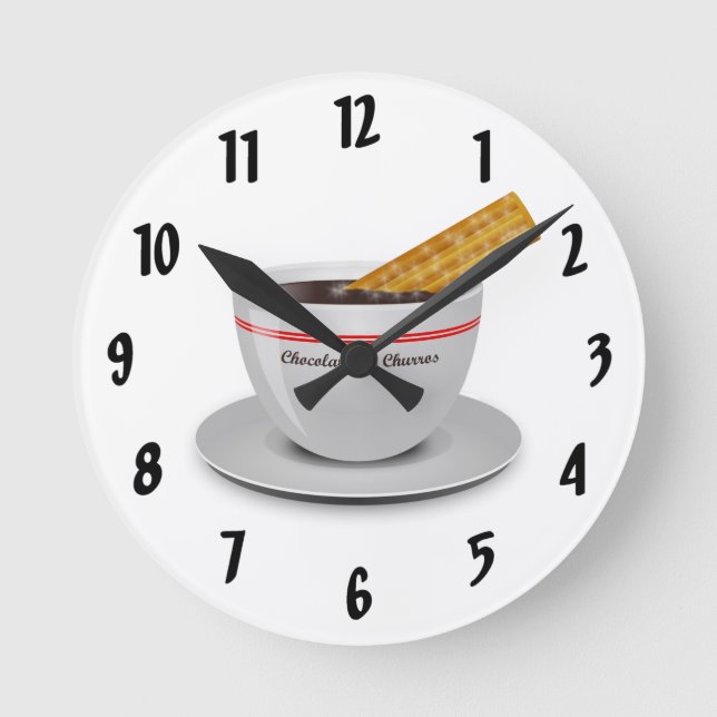 Horloge Ronde Chocolat con Churro (Recto)
