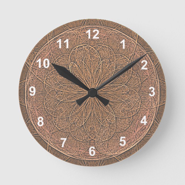 Horloge Ronde Chocolate icing (Recto)