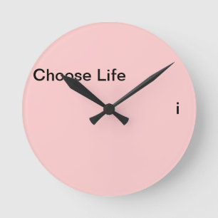 Horloge Ronde Choisir la vie