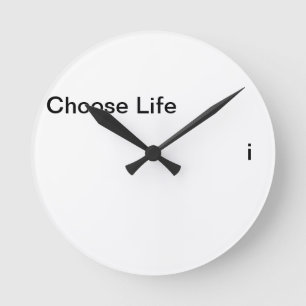 Horloge Ronde Choisir la vie