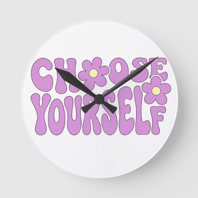 Horloge Ronde Choisissez vous-même  (Recto)