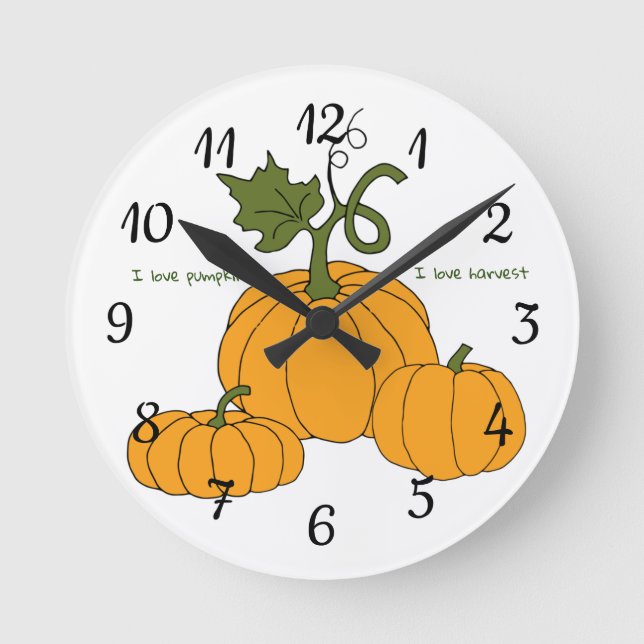 Horloge Ronde Chouette romaine (Recto)