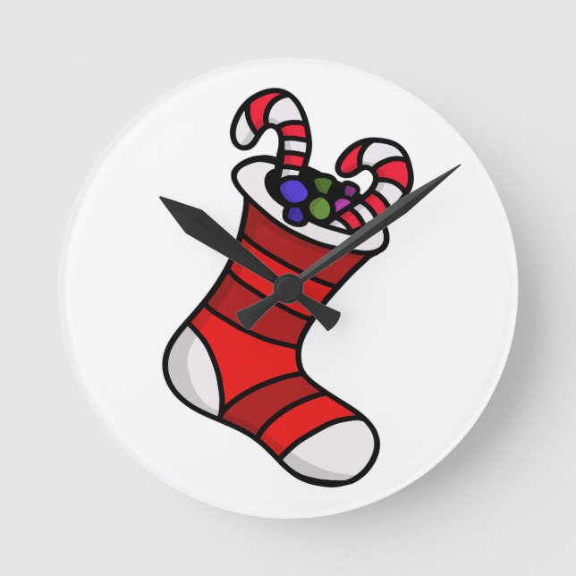 Horloge Ronde Christmas stocking (Recto)