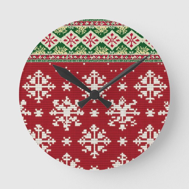 Horloge Ronde Christmas Sweater (Recto)