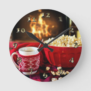 Horloge Ronde Christmas Treet