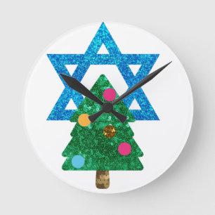 Horloge Ronde christmukkah hanoukka