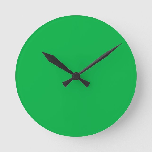 Horloge Ronde Chroma couleur clé vert (Recto)