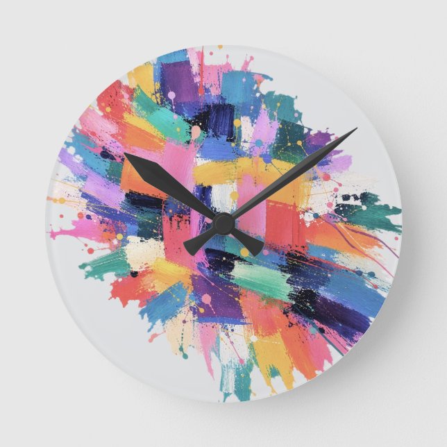 Horloge Ronde Chromatic Collision (Recto)
