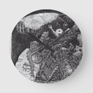 Horloge Ronde Ci-dessous par Brian Benson