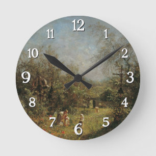 Horloge Ronde Cimetière abandonné à Goisern