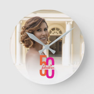 Horloge Ronde Cinquante et fabuleux 50e anniversaire