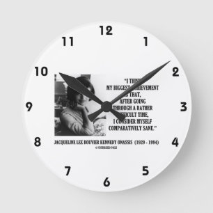 Horloge Ronde Citation comparativement raisonnable de Jacqueline
