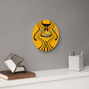 Horloge Ronde Citation de typographie motivationnelle de style r