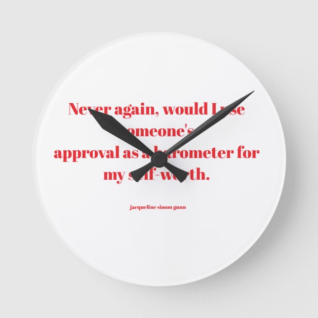Horloge Ronde Citations stimulantes (Recto)