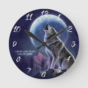 HORLOGE RONDE CITER DE LOUP