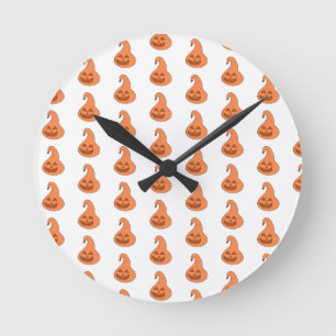 Horloge Ronde Citrouille Adorable
