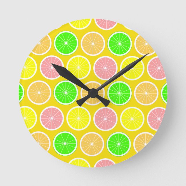 Horloge Ronde Citrus (Recto)
