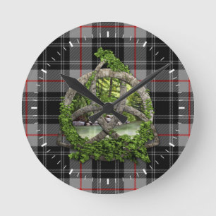 Horloge Ronde Clan Moffat Tartan