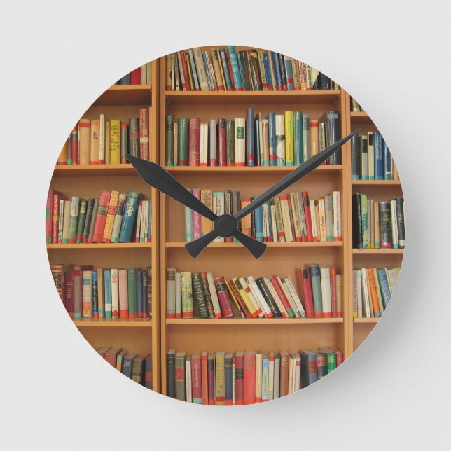 Horloge Ronde Classic book shelf pattern (Recto)