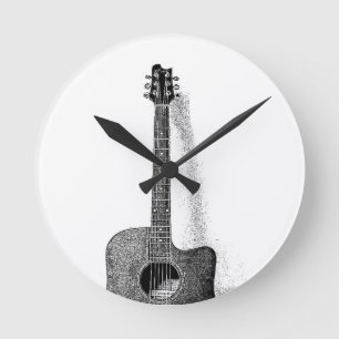 Horloge Ronde Classic Guitar