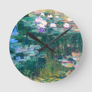 Horloge Ronde Claude Monet Water Lilies 1917