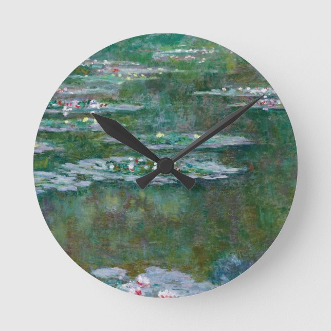 Horloge Ronde Claude Monet // Waterlilies (Recto)