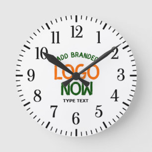 HORLOGE RONDE CLIENT SIMPLE CONTEMPORAIN PROPRE BLANC MODE