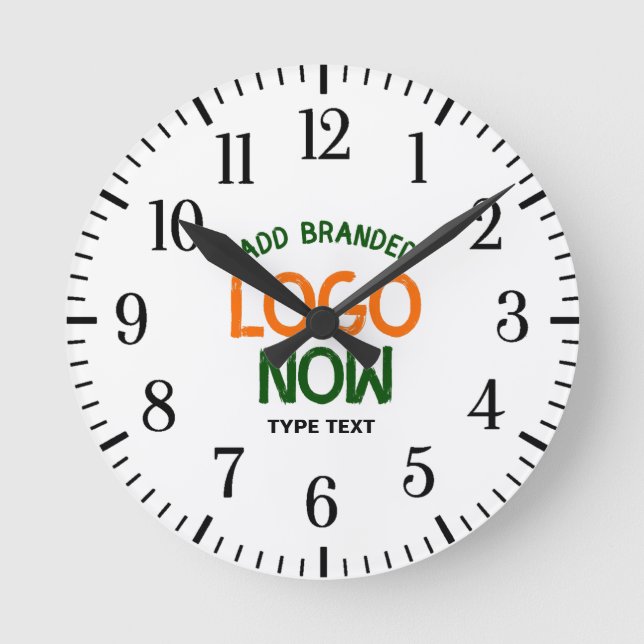 HORLOGE RONDE CLIENT SIMPLE CONTEMPORAIN PROPRE BLANC MODE (Recto)