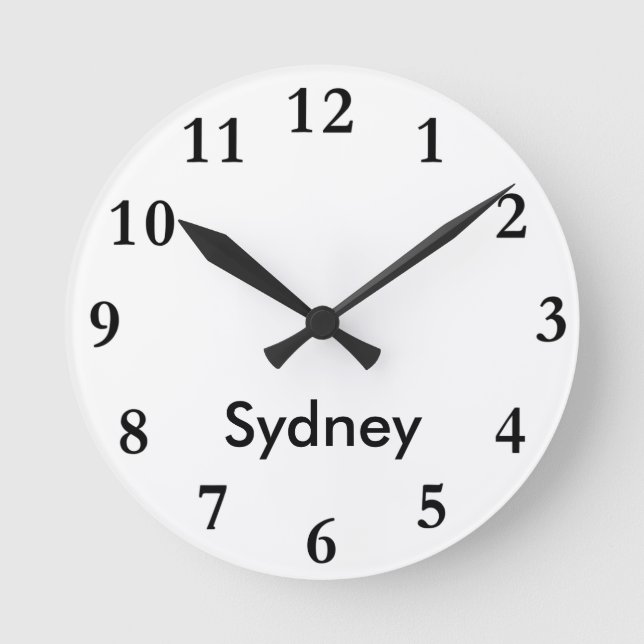 Horloge Ronde Clock (Recto)