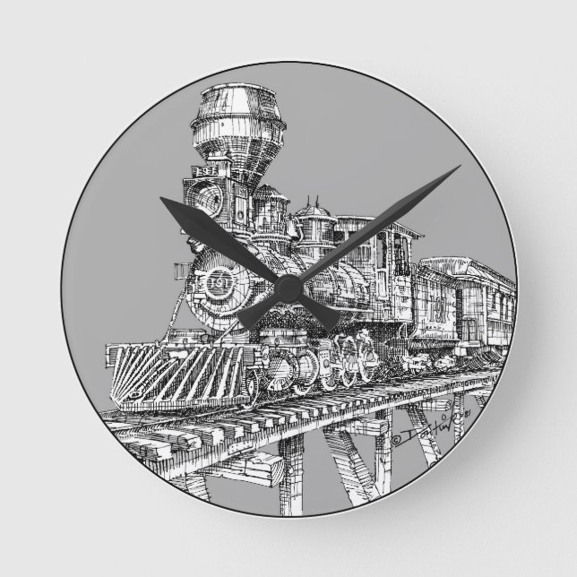 Horloge Ronde Clock: 1880 Baldwin (Recto)