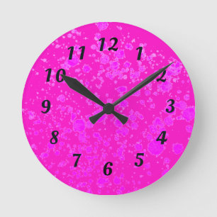Horloge Ronde Clock Abstract
