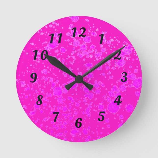 Horloge Ronde Clock Abstract (Recto)