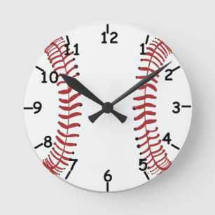 Horloge Ronde Clock de baseball