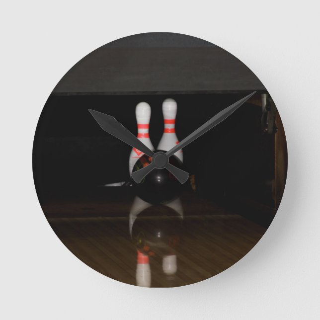 Horloge Ronde Clock de bowling (Recto)