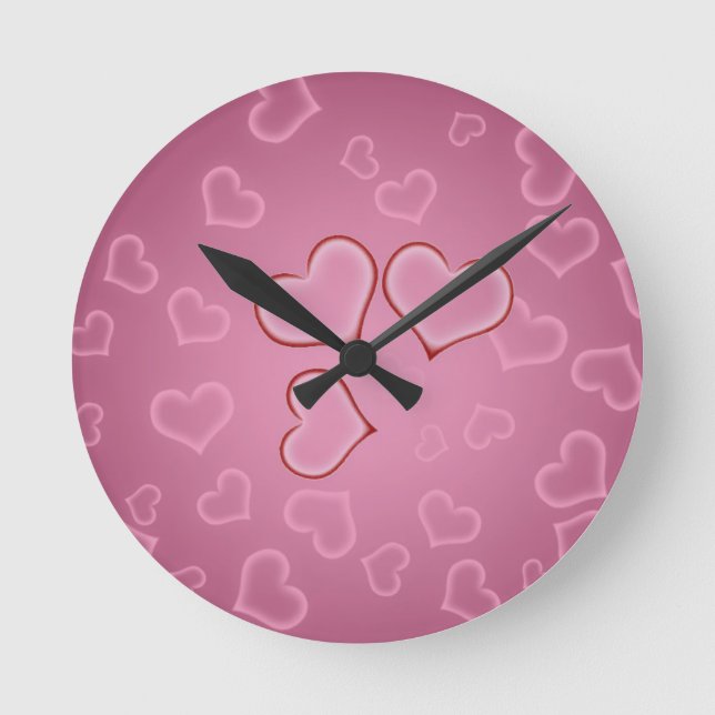 Horloge Ronde Clock de Heart (Recto)