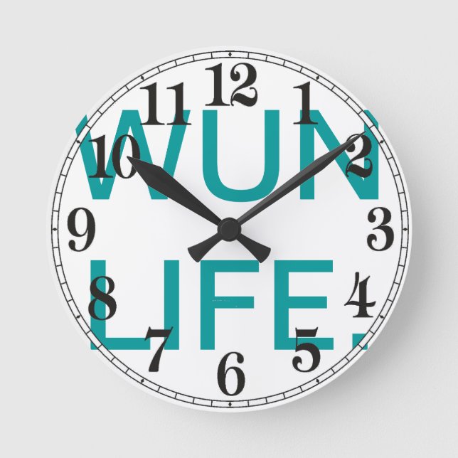 HORLOGE RONDE CLOCK DE LA RUE (Recto)