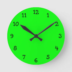 Horloge Ronde Clock de Lime