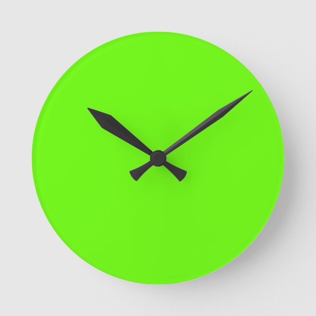Horloge Ronde Clock de Lime (Recto)