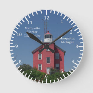 Horloge Ronde Clock de Marquette Harbor