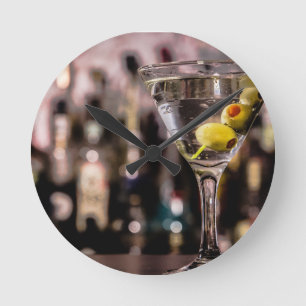 HORLOGE RONDE CLOCK DE MUR OPÉRÉ PAR BATTERIE