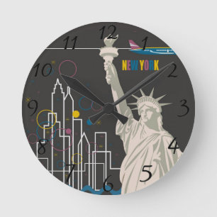 Horloge Ronde Clock de New York