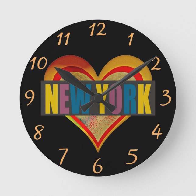 Horloge Ronde Clock de New York (Recto)