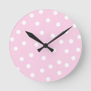 Horloge Ronde Clock de Pink Dots