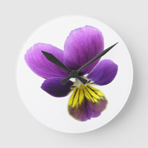 Horloge Ronde Clock de Pretty Pansy