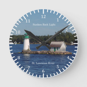 Horloge Ronde Clock de rock