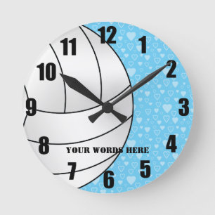 Horloge Ronde Clock de volley-ball