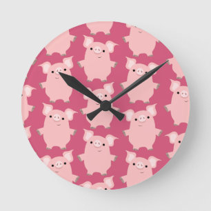 Horloge Ronde Clock du Mur de Pigs